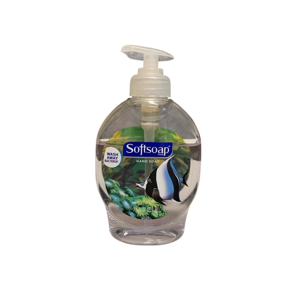 NEW Vintage SoftSoap Aquarium Series Fish Panel Inside 7.5 oz Hand Soft Soap